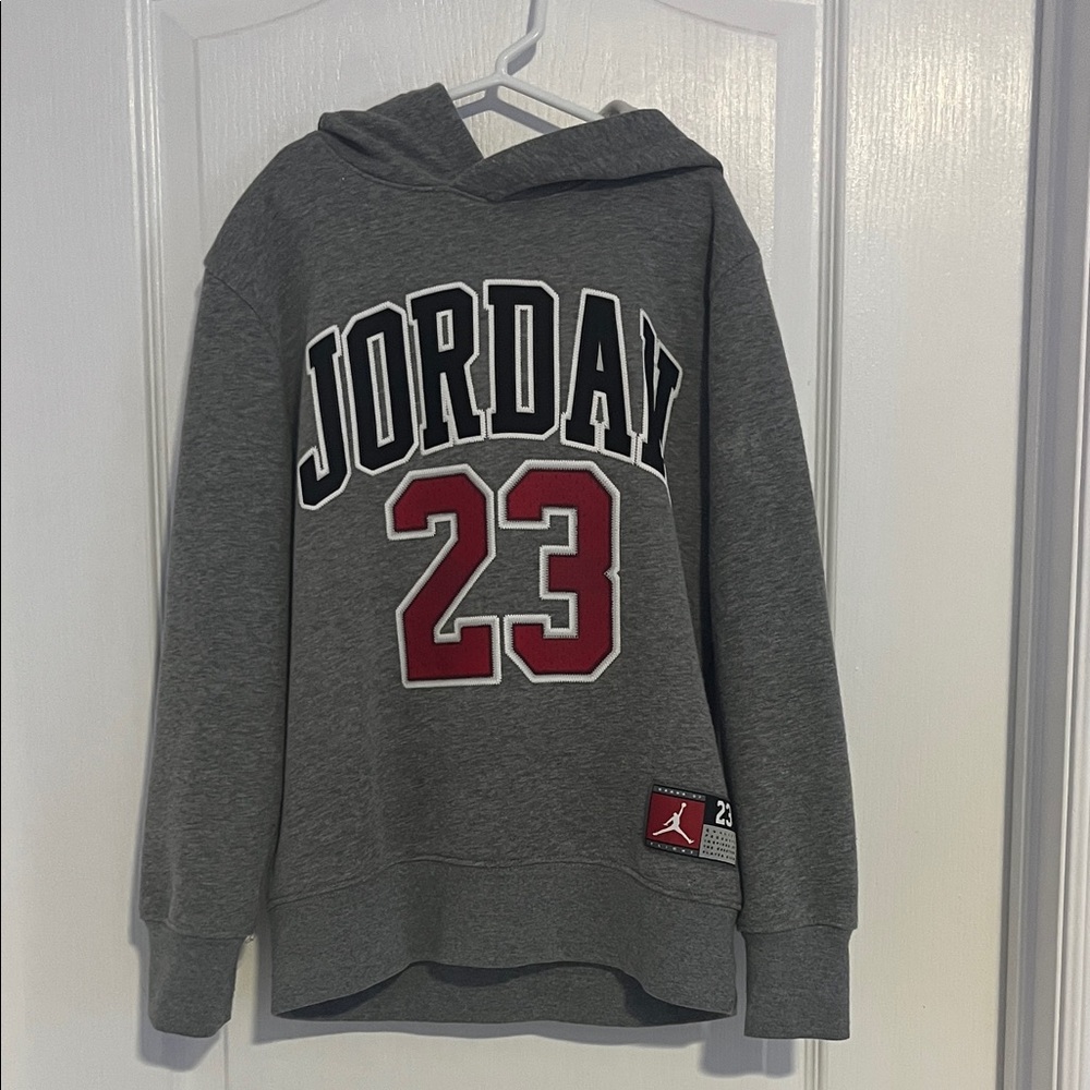 Jordan Gray and Red Hoodie